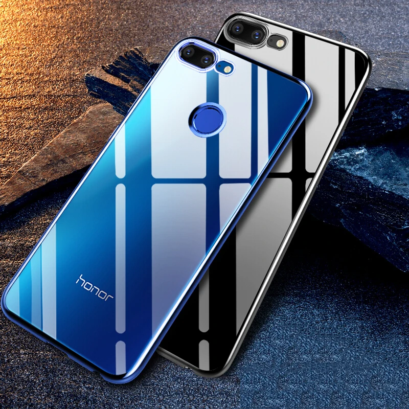 Чехол для Huawei Honor 9 Lite, мягкий чехол из ТПУ и силикона, Роскошный прозрачный чехол на заднюю панель для Honor 9 Lite, чехол
