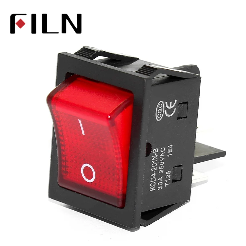 Вкл/Выкл 30A/250V 16A/250V тяжелой нагрузке 4 pin t85 перекидной переключатель с светильник 12V 24V 110V 220V 380V