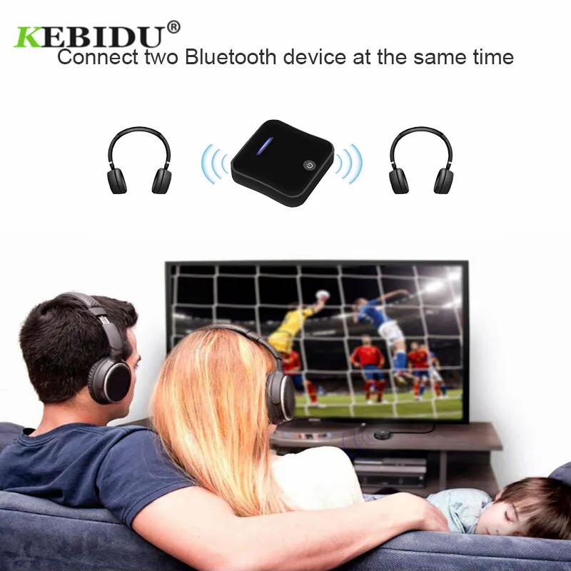 Беспроводной аудио адаптер Kebidu Mini 3 5 мм Bluetooth 0 передатчик ТВ приемник с
