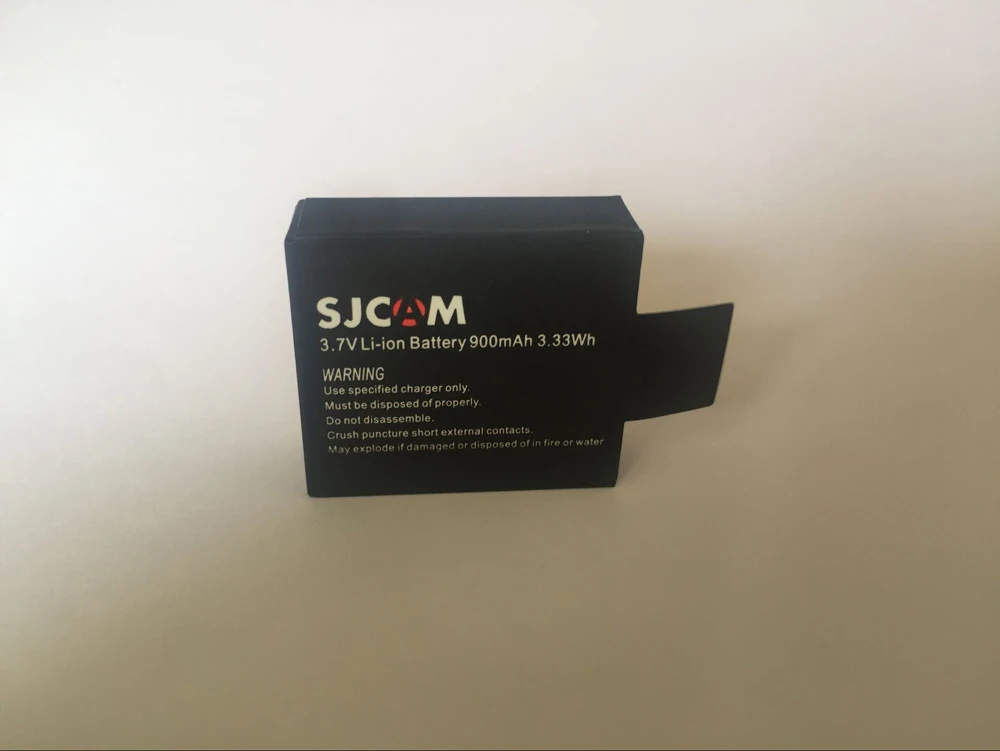 1pc sjcam Battery 3.7V 900mAh Lithium rechargeable bateria With Dual Charger For SJ 4000 SJ4000 SJ5000 SJ6000 SJ7000 eken h9 | Электроника