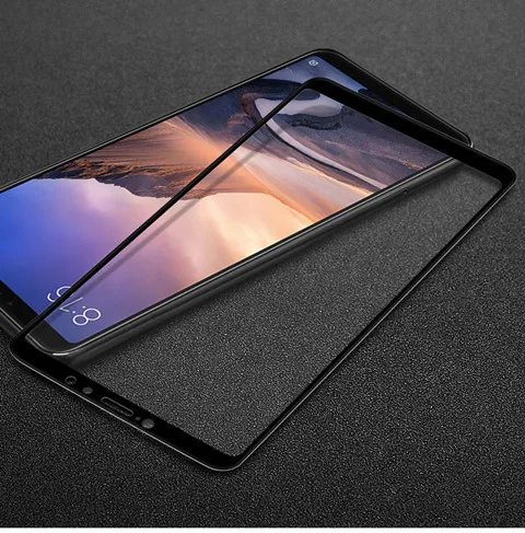 Черный Imak Для Xiaomi mi Max 3 Blackshark Red mi Note 5 Pro Red mi 6 Pro A2 Lite Полное покрытие экрана закаленное стекло Защита экрана - Цвет: Черный