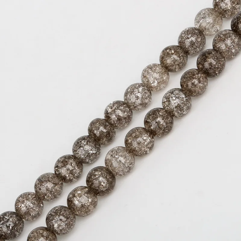 Бесплатная доставка 48 штук 8 мм стеклянные хрустальные бусины круглые разных