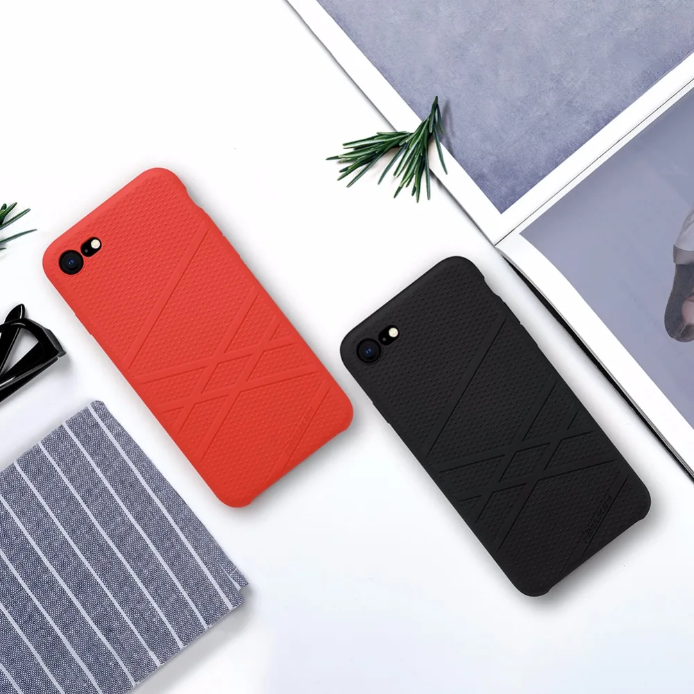 Чехол для iPhone 8 4 7 "Nillkin Flex жидкий силиконовый чехол телефона TPU мягкая задняя