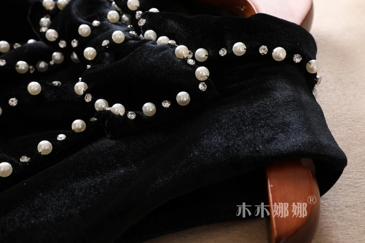 Женское бархатное платье без рукавов винтажное платье-трапеция с воротником