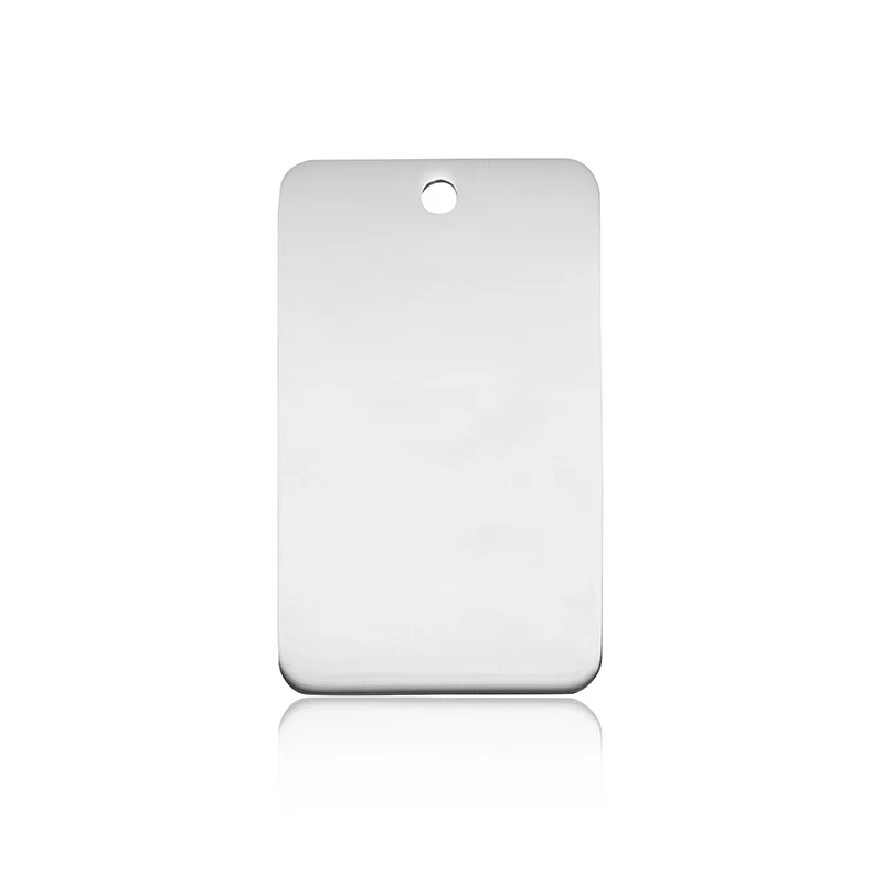 20 шт./лот пустая гравюра зеркальная полировка из нержавеющей стали кошачья