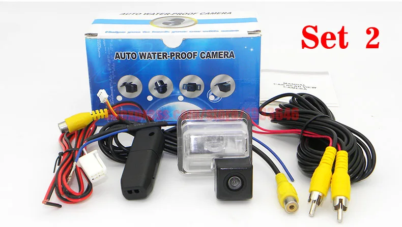 Set 2 Для Mazda CX-5 CX 5 CX5 2012~ /Автомобильная камера заднего вида+ автомобильный экран видео провод/HD автомобильная парковочная камера - Название цвета: Set 2