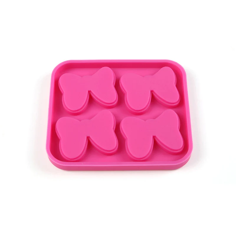 4 шт. бантик прямоугольная силиконовая форма для пирога посуда выпекания дома DIY