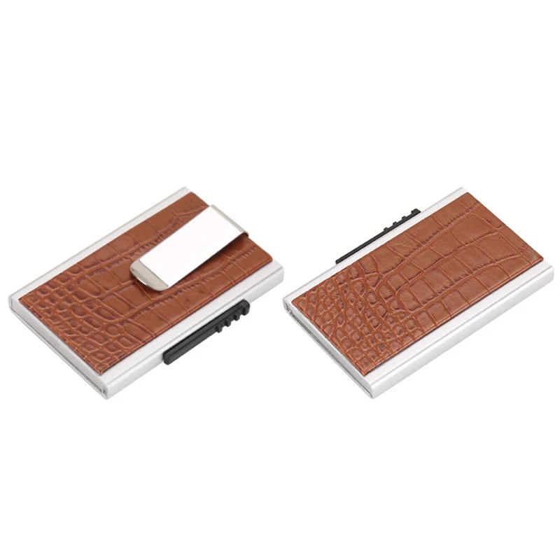 Bycobecy Анти Rfid защита банк карты Porta Tarjetas алюминиевый держатель модный