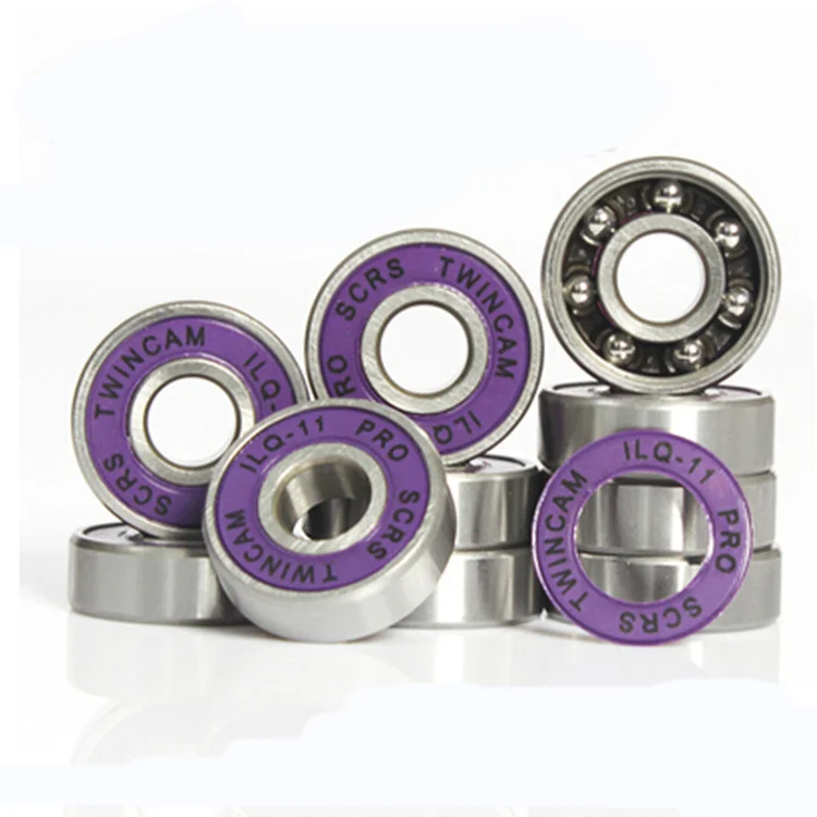 Japy Skate 16 штук ILQ-11 миниатюрные шариковые радиальные шариковые подшипники хорошего качества подшипники для катания на коньках ABEC-11 - Цвет: Лиловый