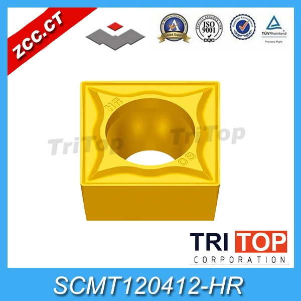 

CNC machine tooling carbide inserts CVD coating ZCCCT turning inserts turning tools SCMT120412-HR/YBC251