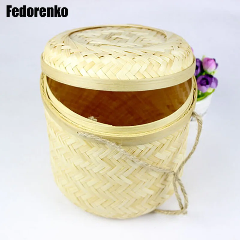 Китайский черный чай жестяные банки пуэр Бамбуковая бутылка для хранения