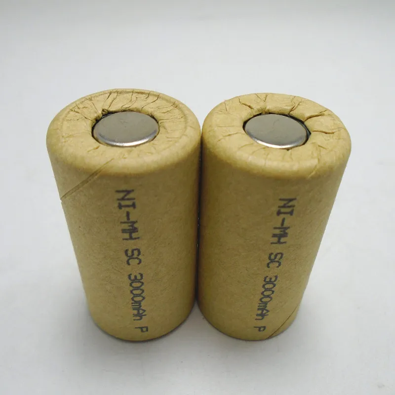 Ni CD 1 2 в MH subc SC power Cell 3000 мАч 1500 аккумуляторная батарея скорость разряда 10C 15C для