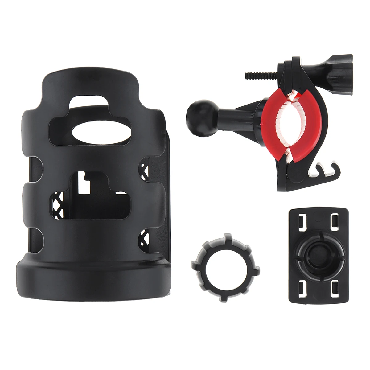 

Motorcycle Bicycle Universal Handlebar Water Bottle Cage Drink Cup Holder Kettle Rack Quick Release Motorcycles Bike Accessories