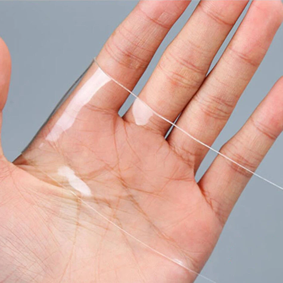 1 шт. красная лента 3 м двухсторонняя высокопрочная акриловая прозрачная без