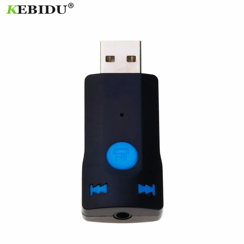 USB Bluetooth ресивер стерео KEBIDU Handsfree музыкальный с микрофоном 3 5 мм потоковое видео A2DP