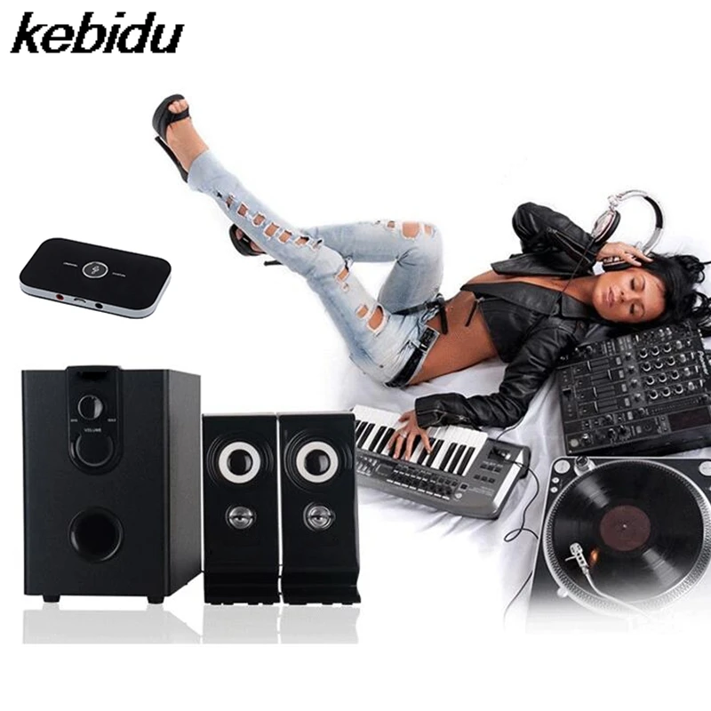 Kebidu Hifi 2 в 1 Bluetooth 4 аудио передатчик приемник беспроводной A2DP адаптер Портативный