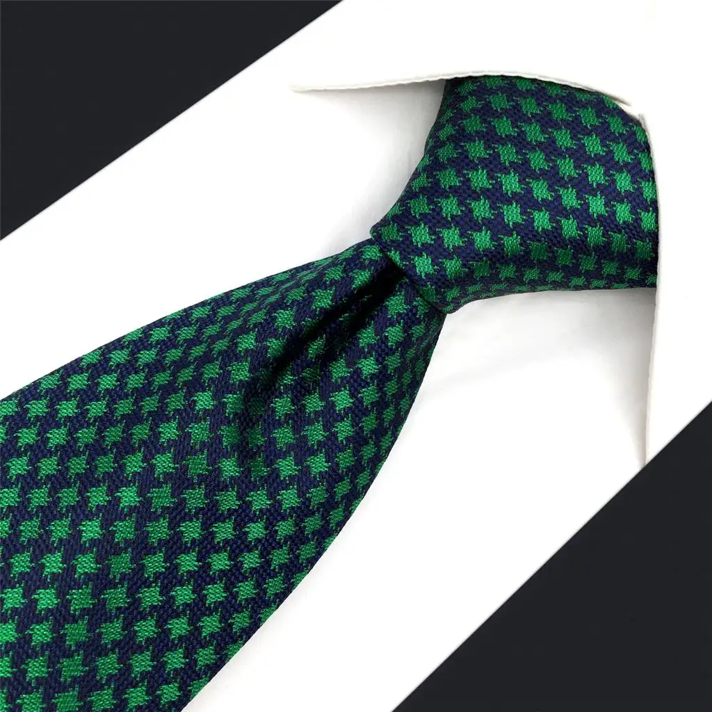 Мужской галстук бабочка F24 зеленый синий Хаундстут Шелковый дизайнерский