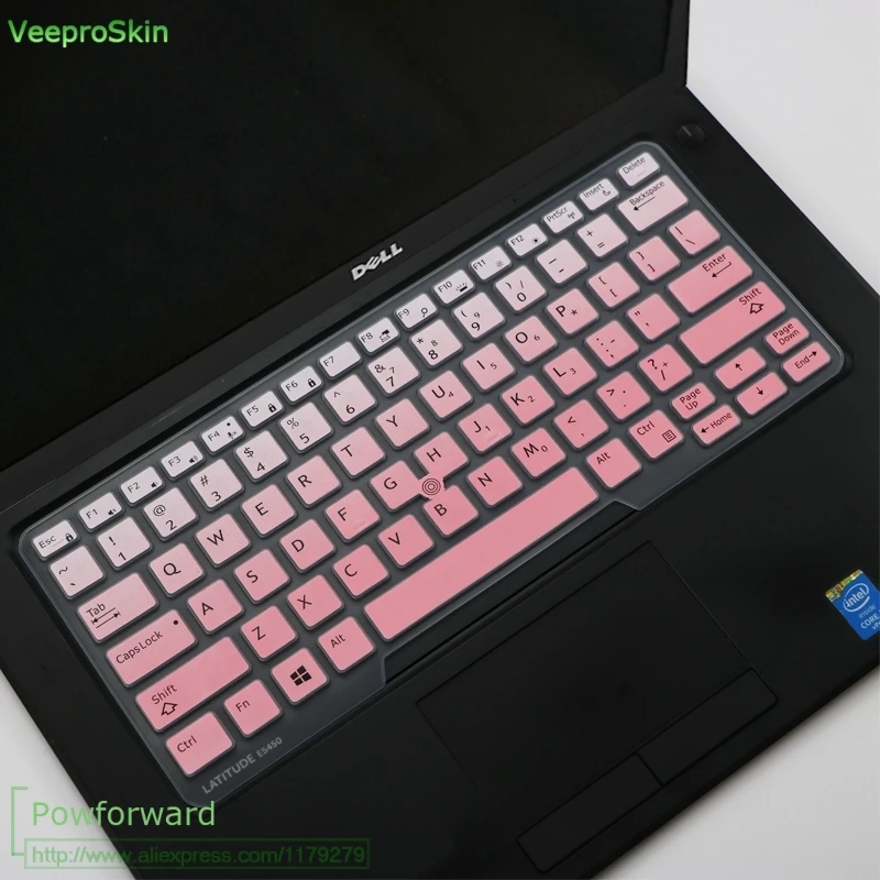 fadepink Обложка клавиатуры для ноутбука Защитная крышка для 1" ноутбука Dell Latitude 5450 3340 7480 7490 5490 5491 E5450 E5470 E7270 E7450 E7490 E5490 - Цвет: fadepink