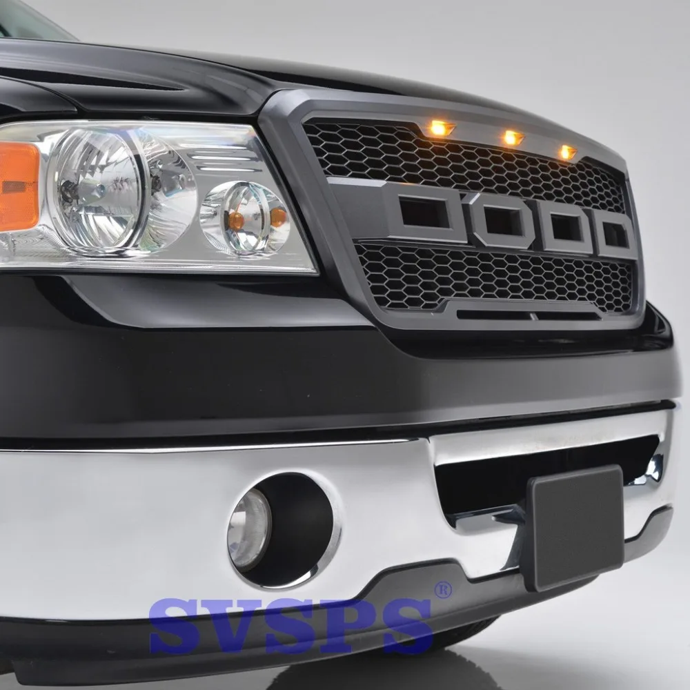 

High Quality ABS Front Middle Grille With LED Light For Ford F-150 2004-2008 Year