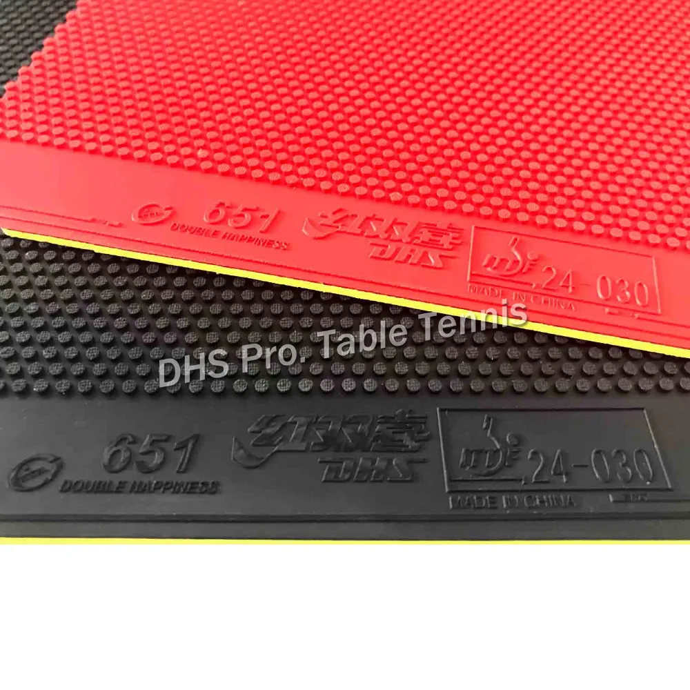 DHS 651 короткий настольный теннис/резинка для пинг понга с губкой (2 2 мм)|rubber wing|rubber