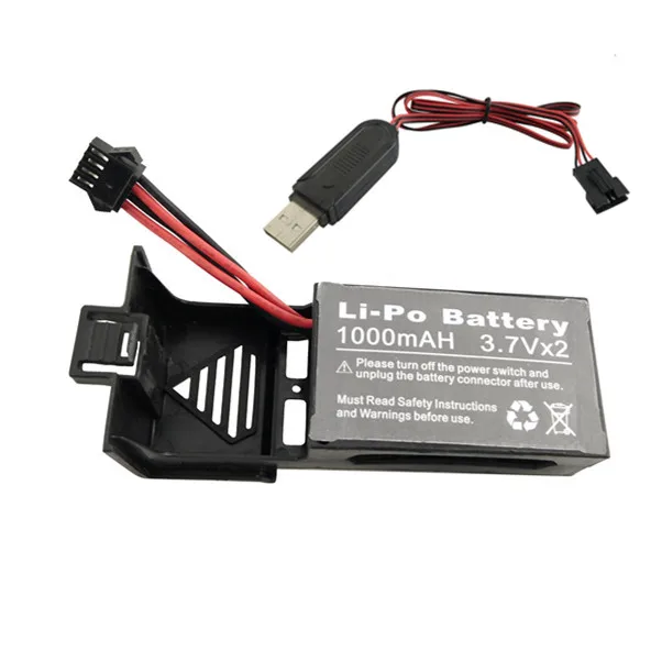 Udi U842 1 U818S шт. 3 7 В 1000 мАч батарея + USB зарядка линия Rc Квадрокоптер Дрон черный