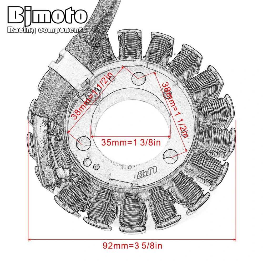 Катушка статора мотоцикла BJMOTO для Honda CB250 CB 250 Hornet JADE CBR250 MC19 MC22 CBR400 NC23 NC29 CB-1 CB400F |