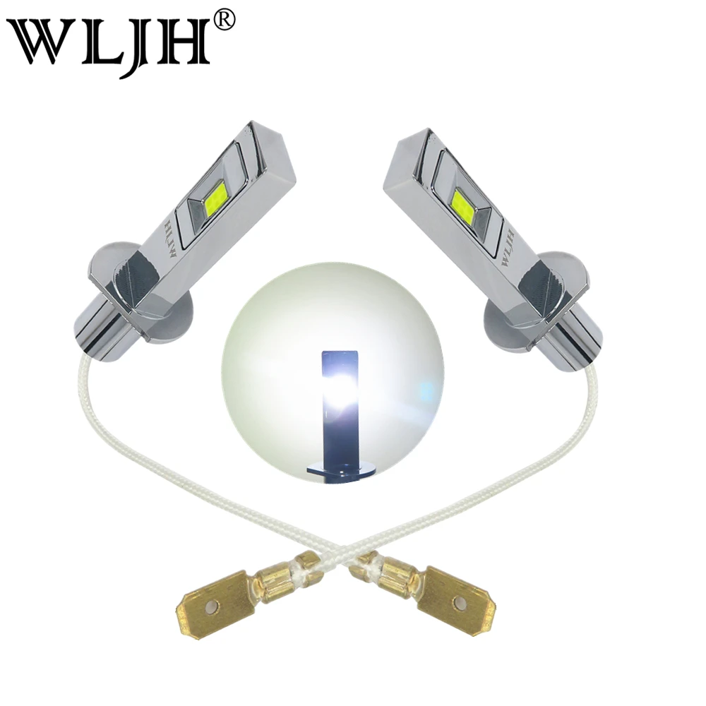 WLJH 2x Белый 1500LM 80 Вт Автомобильный свет светодиодный T10 W5W 5 Вт T15 921 H7 H8 H11 H1 H3 световые дневные ходовые светодиодные лампы DRL Противотуманные лампы AC9-30 в