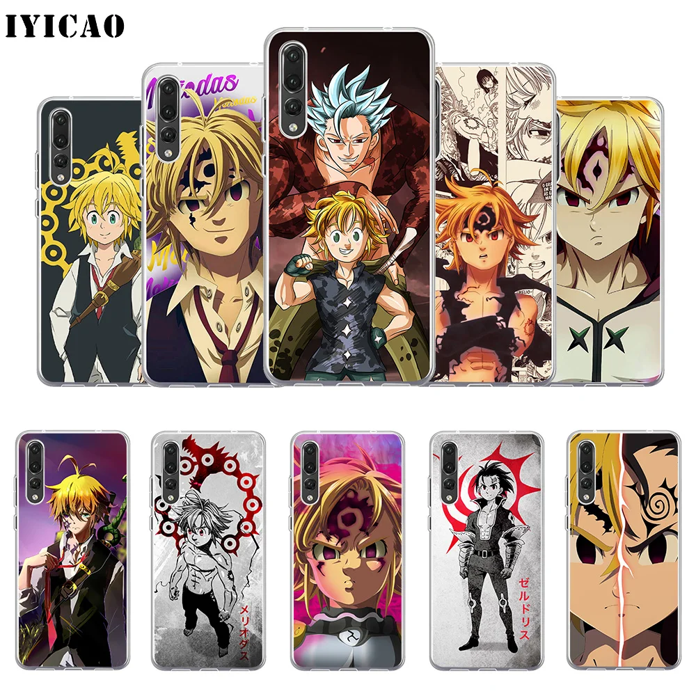 IYICAO Meliodas Seven Deadly Sins Мягкий силиконовый чехол для телефона Huawei P30 P20 Pro P10 P9 P8 Lite P Smart