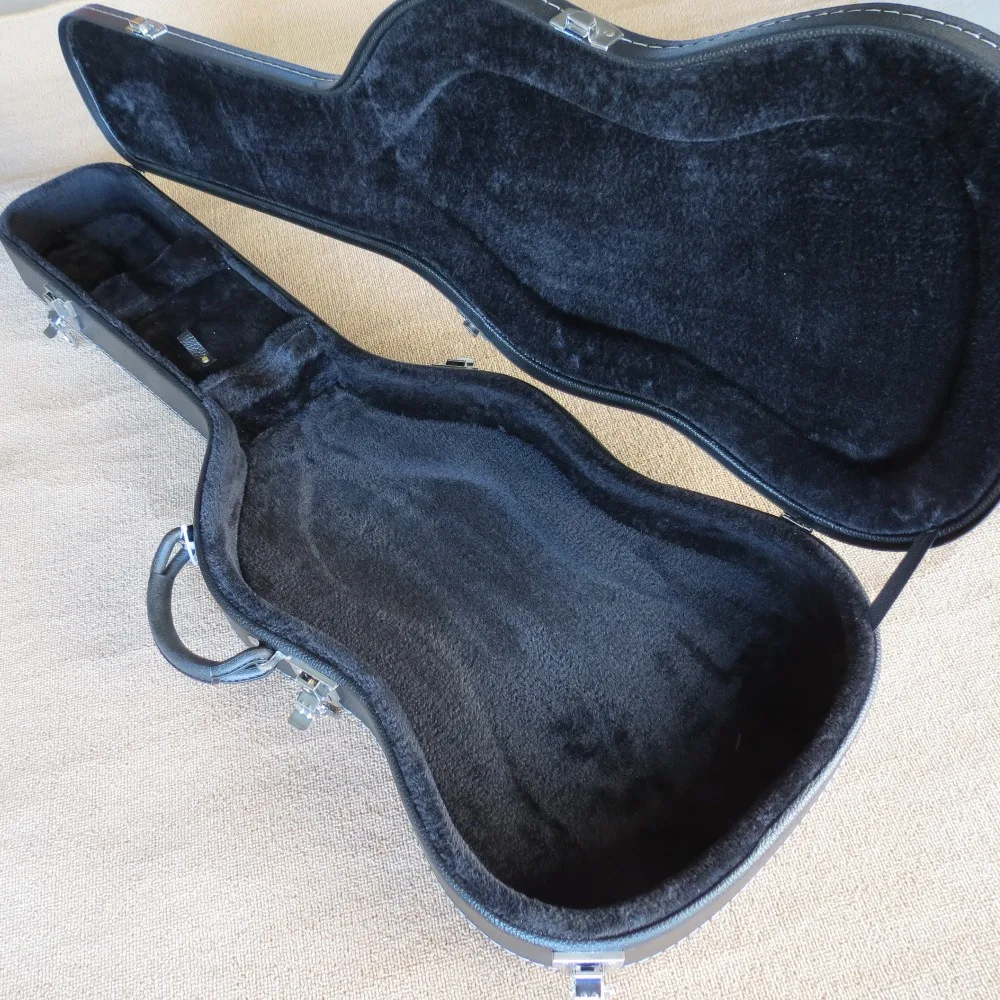 Hardcase для ST электрической гитары Электрогитары Черный/Черный Жесткий Кейс Не