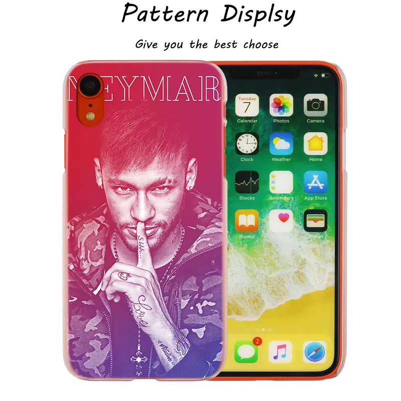 006 Neymar JR General Number 11 горячий модный прозрачный жесткий чехол для телефона IPhone X XS Max XR 8 7 6 6s Plus 5 SE 5C 4 4s - Цвет: 006