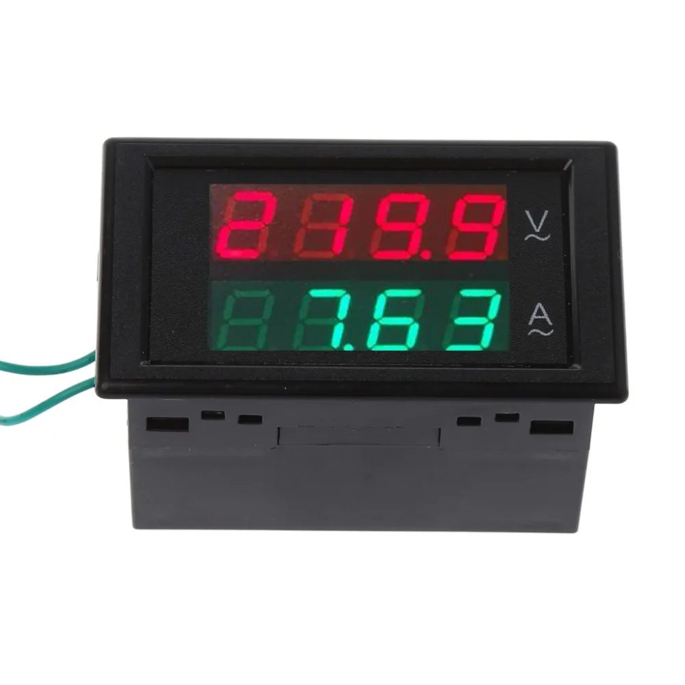 AC80 300V 100A цифровой тока Амперметр Вольтметр двойной светодиодный Дисплей Вольт