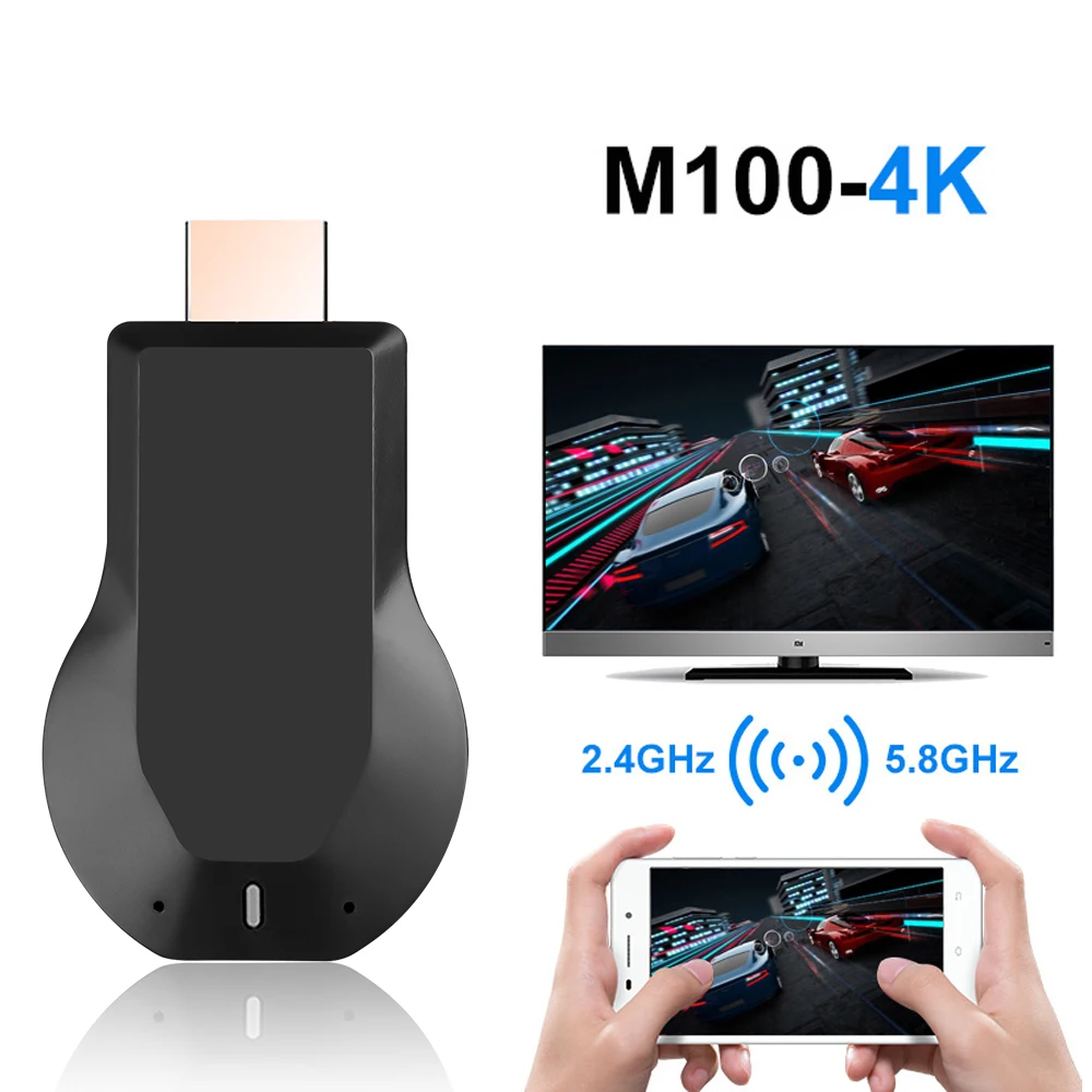 Беспроводной Wi Fi приемник для AnyCast M2/M4 Plus 1080P дисплей HDMI совместимый переключатель
