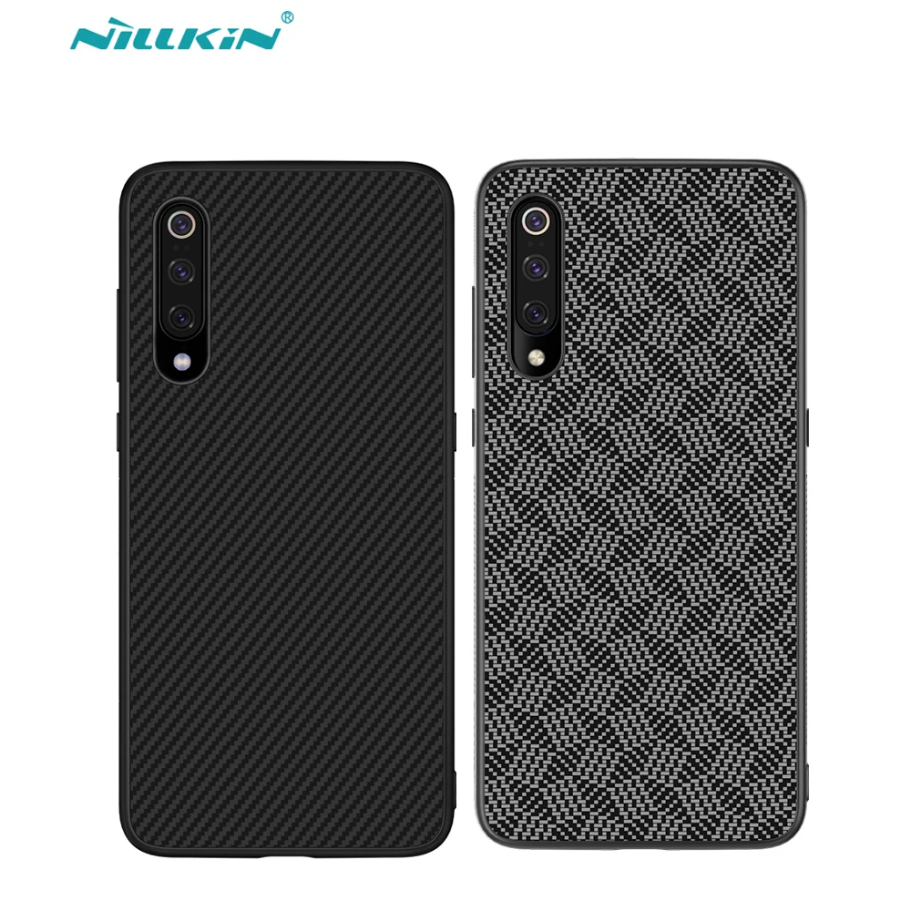 Для Xiaomi mi 9 чехол Nillkin из синтетического волокна задняя крышка PP пластиковый чехол из углеродного волокна для Xiaomi mi 9 mi 9 6,39 дюймов