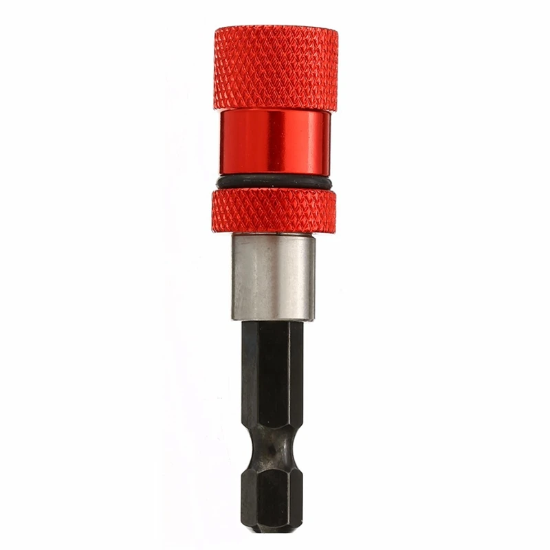 Red HOT-1Pc электрическая дрель Магнитная отвертка держатель бит 1/4 дюймов шестигранный хвостовик дрель для гипсокартона держатель бит для электроинструмента - Цвет: Red