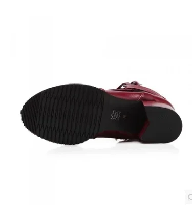 Женские бархатные ботинки на молнии Теплые ботильоны с острым носком и пряжкой