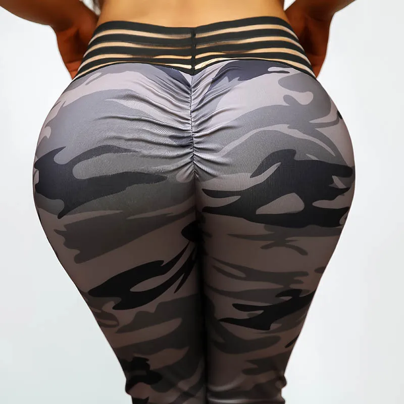 Сексуальные леггинсы для тренировок с высокой талией эластичные обтягивающие