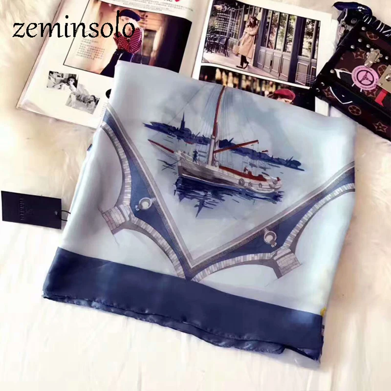 Женский 100% натуральный шелковый шарф шаль женские шелковые шарфы тонкая модель