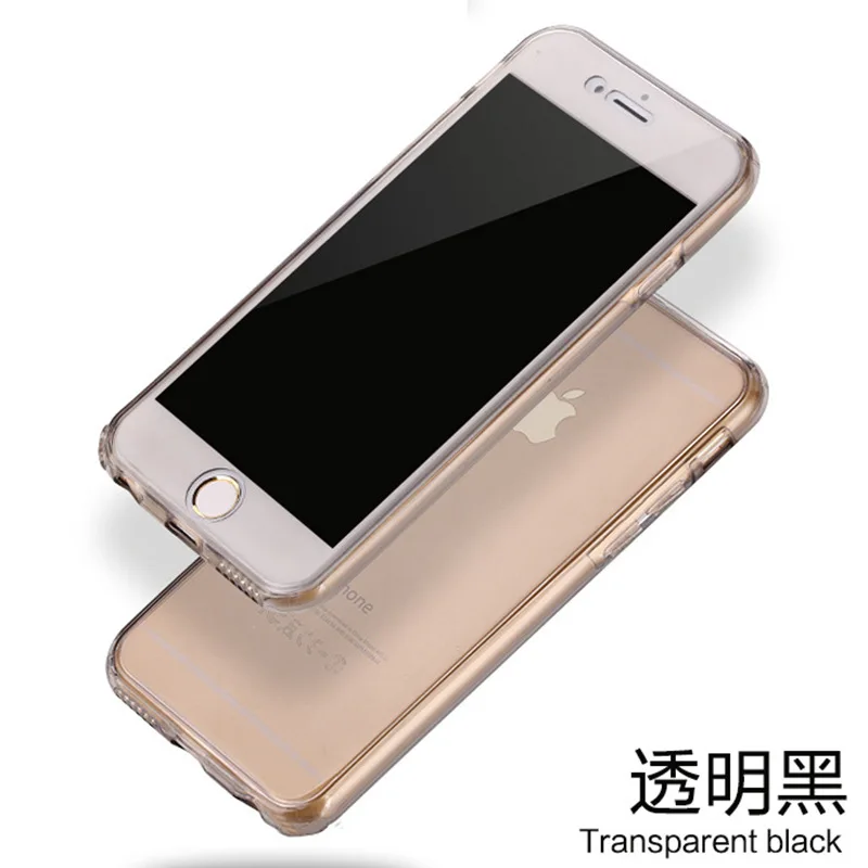 360 Полный корпус передние и задние чехлы для iPhone XR XS max 6 S 6 S 8 7 Plus Мягкий Прозрачный Силикон ТПУ чехол для телефона Funda Coque чехол