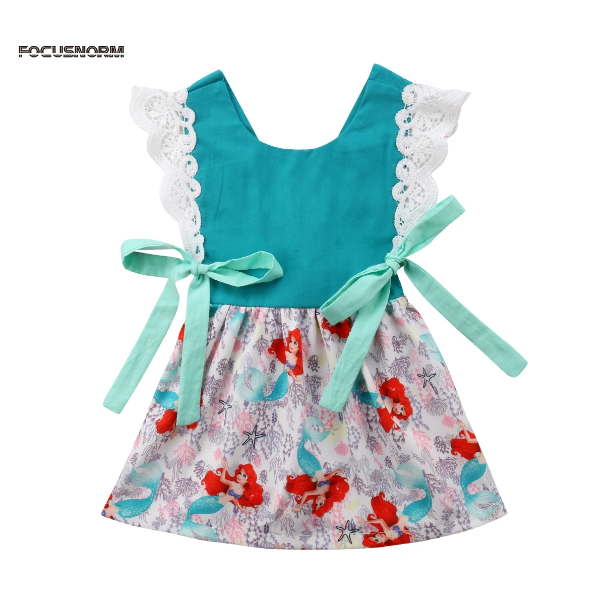 2018 Brand New Toddler Infant Kids Baby Girl Bowknot Sundress Lace Sleeveless Princess Dress Summer Bow Cartoon Tutu 1-6T | Детская