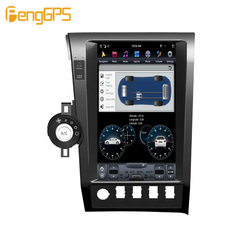 Автомагнитола Tesla style 2 din Android 8 1 стерео GPS-навигация для Toyota Tundra 2007-2013 без DVD-плеера