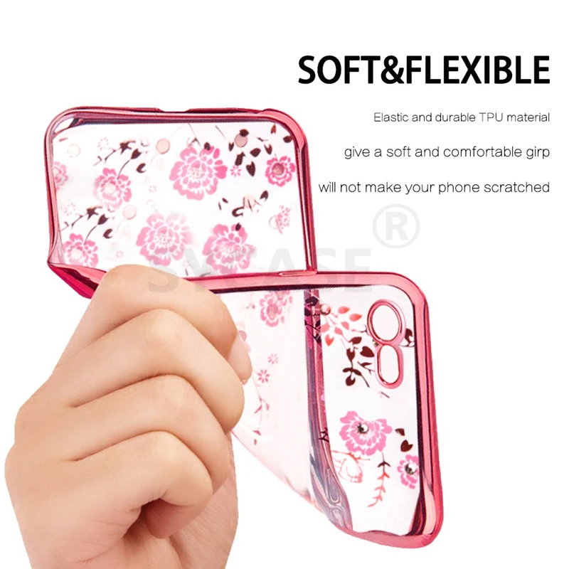Sycase алмазное напыление TPU крышка Secret Garden чехол для телефона OPPO F7 Тонкий задней