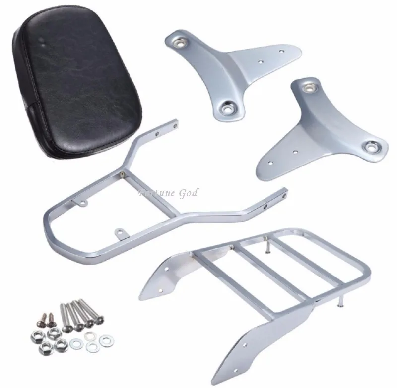 Сисси Бар Schienalino с Portapacchi для Honda Shadow VT 750 C2 RC44 1997-2003