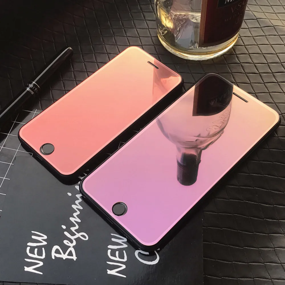 KISSCASE закаленное защитное стекло для iPhone 6 6s 7 Plus Защита экрана X XS 5 цветов