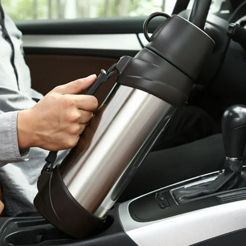 

2500ml,2.5L Stainless Steel insulated Thermos Bottle Thermo cup Travel Coffee Mug Thermal vaccum water bottle Thermal Car Kettle