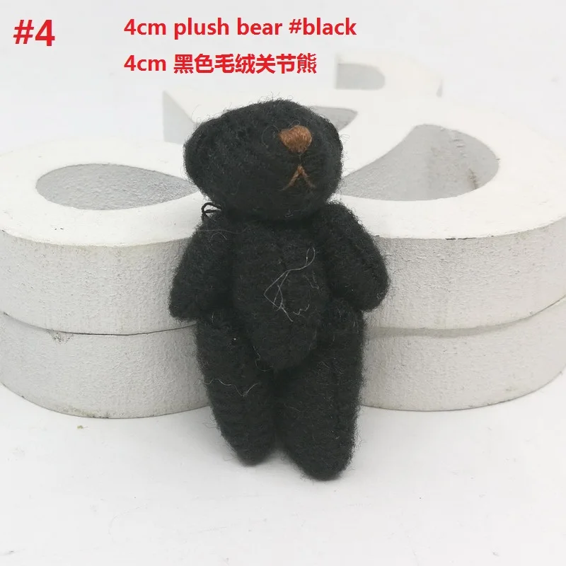 4 см 6 см 11 см# черный Объединенная Teddy Bear Подвески мягкие Игрушечные лошадки мягкие Куклы для сумка/ключ цепь/букет 20 шт./лот
