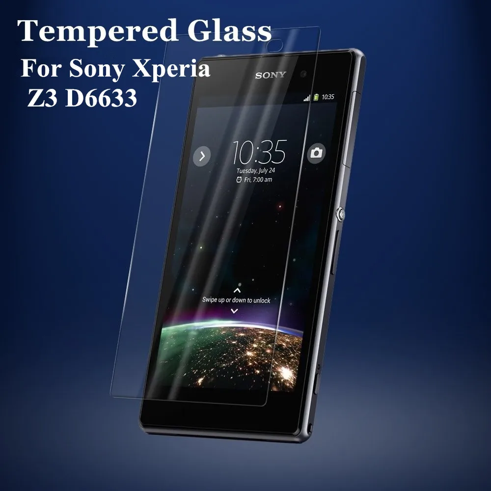 Закаленное защитное стекло 2.5D для Sony Xperia Z3 D6633|film protection|sony xperia z3 d6633sony |