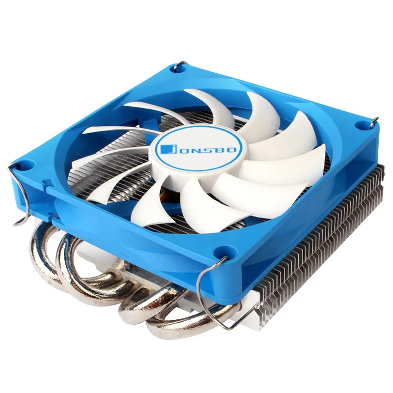 JONSBO hp-400 кулер для процессора(4 тепловые трубки/выдувной кулер для процессора/PWM интеллектуальный контроль температуры/9 см вентилятор/с силиконовой смазкой