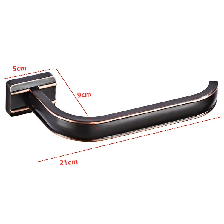 Бесплатная доставка латунный держатель туалетной бумаги Biggers с черной бронзовой