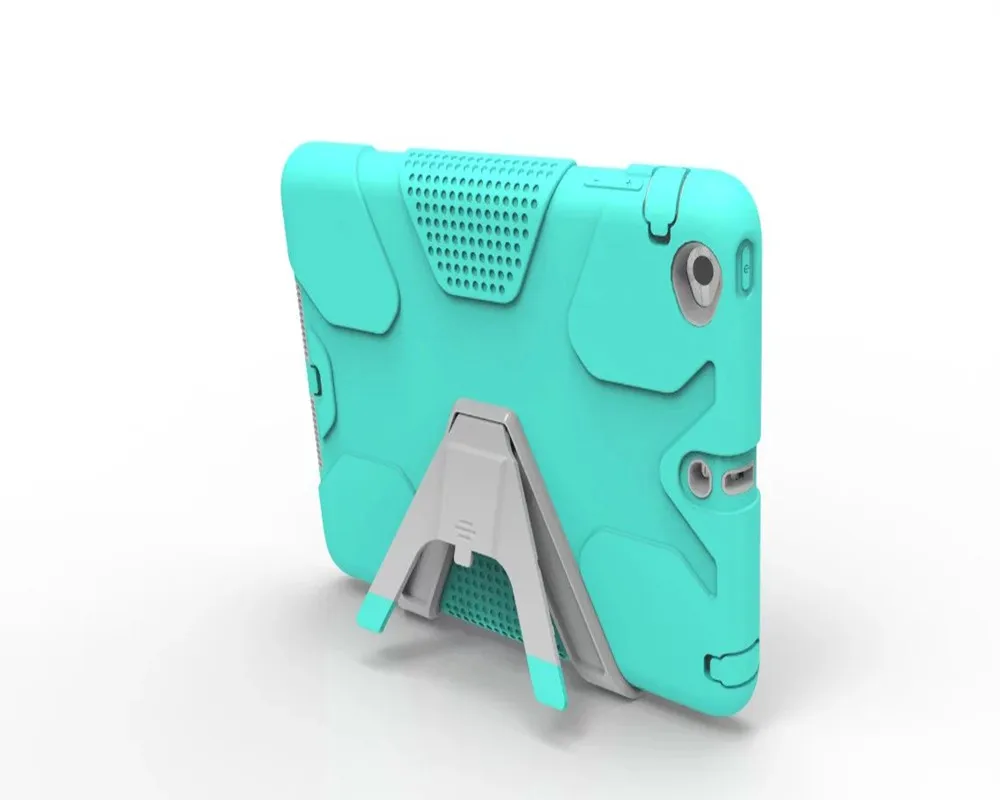 Новый модный силиконовый чехол для iPad Mini 1/2/3 роскошный ударопрочный с полным