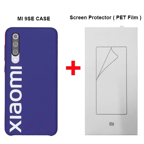 purple case add pet Xiao mi 9 Чехол 9 SE жесткий чехол из ПК ремешок на запястье Чехол протектор задняя крышка чехол для XIao mi 9 mi 9SE/пленка для экрана PET - Цвет: purple case add pet